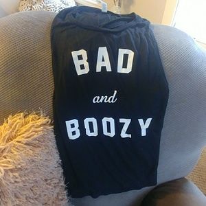 Bella - "Bad and Boozy" tank top